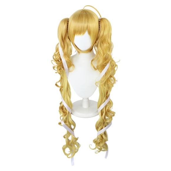 King Pesticide Angela Time Journey cos Wig Manga Jk Girl Double Ponytail Wavy Wi - Picture 4 of 4